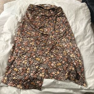 Abercrombie and Fitch slit high waisted midi skirt